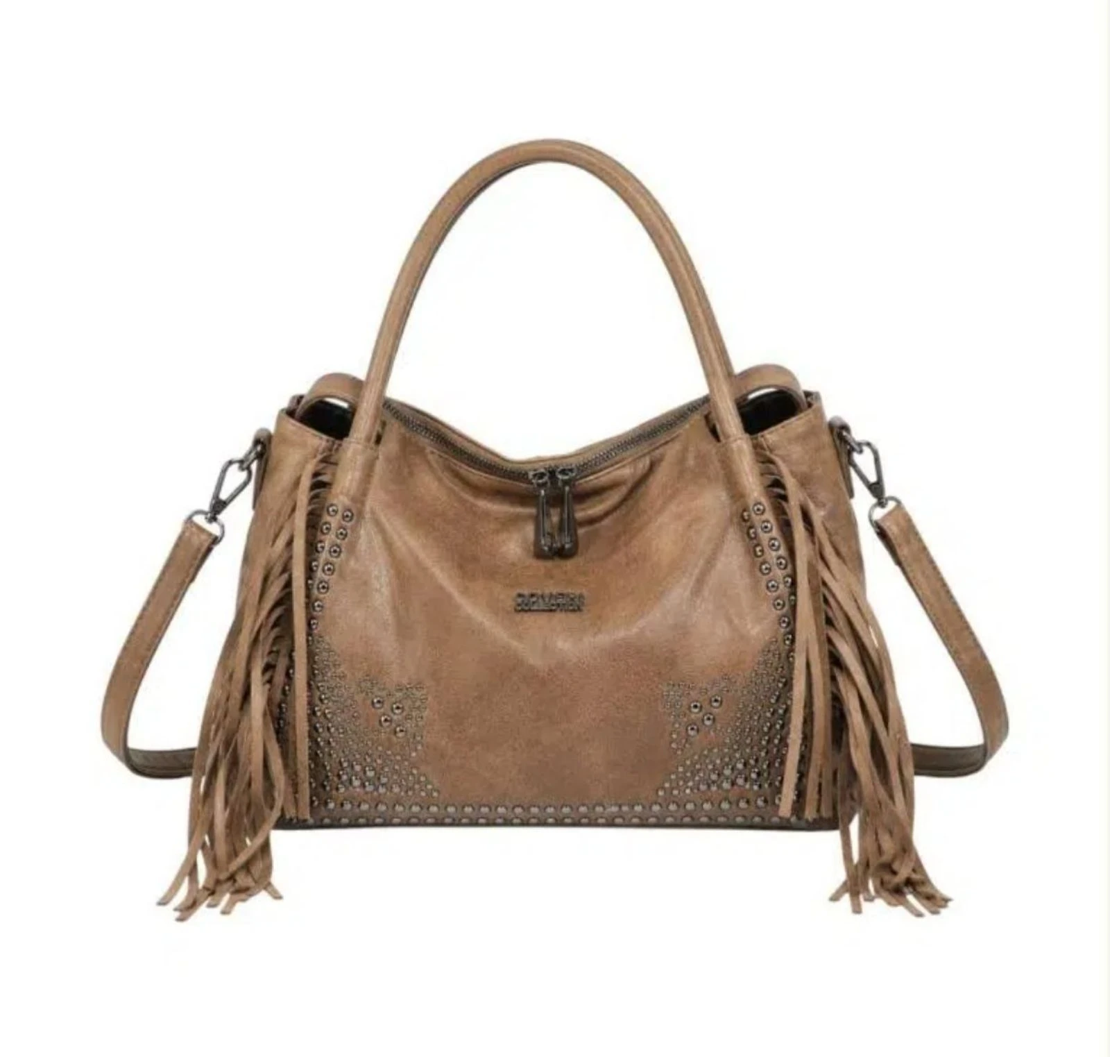 Bolsa boêmia Chic Vintage Dressing Toffee – photo 2
